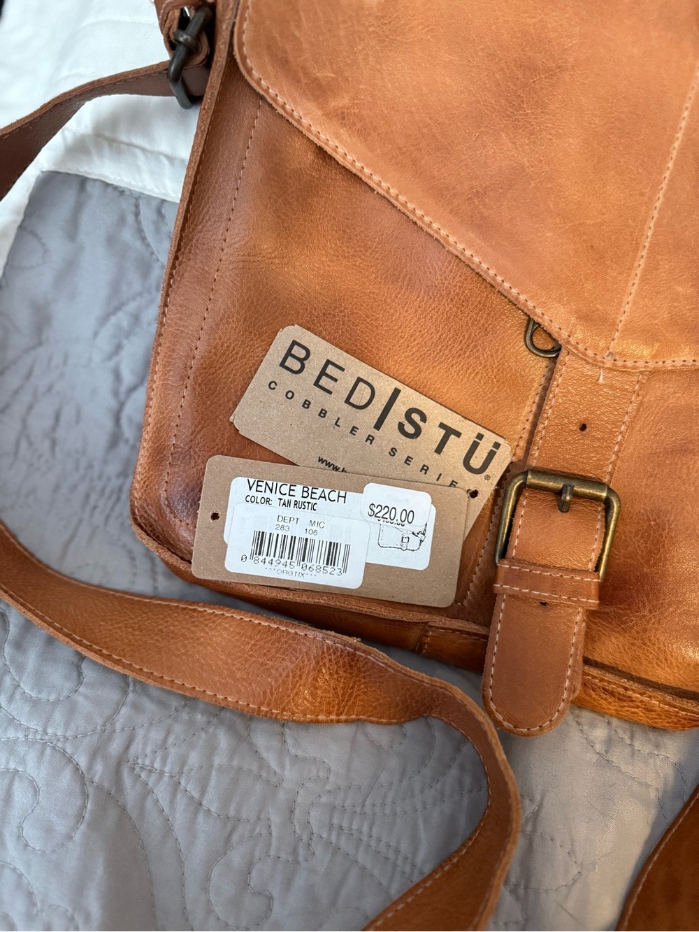 Bed Stu Leather Crossbody Bag - Brown - Picture 5 of 5